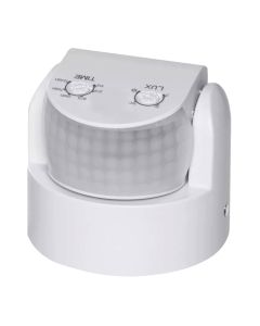 PIR light sensor, Emos, 1200 W max, 12 m max, IP65, 10 sec - 15 min, 180 °, 230 V ~ / 50 Hz, <3 Lux, 7.5x6.5 cm