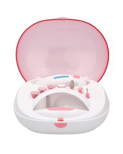 Manicure and pedicure set, Grundig, with 7 accessories, drying function
