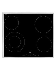 Hob, 4 electric zones, Beko, 6700 W, 60x50.5x3.7 cm