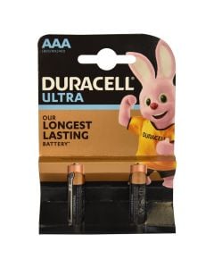 Battery, Duracell, Ultra Power, AAA/LR03,  2 pcs / pack