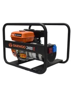 Generators, DAEWOO 2400 E, 2.4 KVA, 6.5 Hp, 115/230 V, 50 Hz, 3000 RPM, IP21, gasoline engine, 3.6 Lt