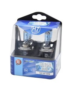 Carlight, All Ride, H7, 12 V, 60/55 W, E4, Xenon Blue, +50%, 10x6x12 cm
