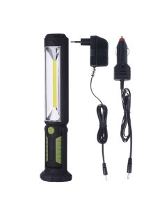 Elektrik pune, CBO LED, 500 lm, 30 m max, beteri Li-lon 2000 mAh/3.7 V, 2 - 26 hr pune, 3 hr karikim, IP43,  6.7x7.6x31.7 cm