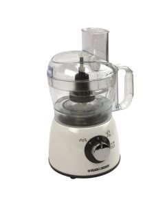 Slicer/grater, Black & Decker, 400 W, 1.2 Lt, 3 speeds, 4 accessories, 220-240 V, 23x25x33 cm