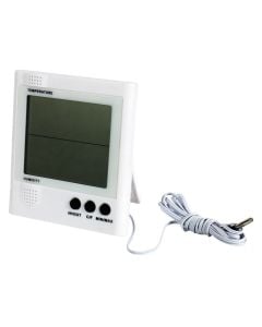 Thermometer with probe