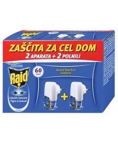 Mosquito repellent, Raid, 60 days