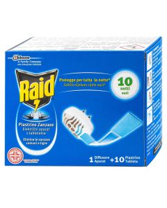 Mosquito repellent, Raid, 10 days
