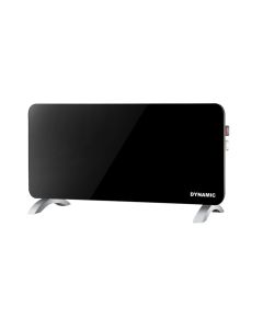 Heating panel, Dynamic, 2500 W, IP44, 2 heat levels, glas