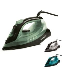 Clothes iron, Kooper, 2000 W, 280 ml, 230 V, stainless steel plate