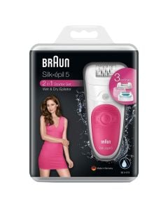 Epilator, Braun Silk-épil 5, with 3 cutting heads