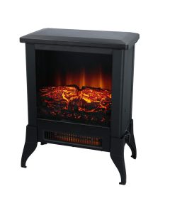 Electric Heater, Alpina Verona, 3D flame effect, 1800-2000 W, 22 m², H46xW38xD23 cm