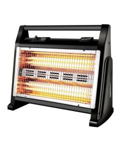 Electric heater, DCG, 800/1600W, 4 quartz resistances, 220-240 V, H49.5x37x9.8 cm