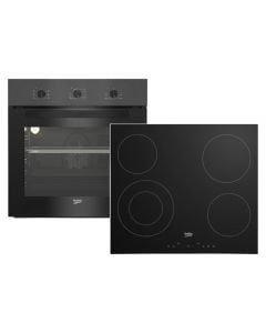 Oven + hob, Beko, 2400 W, 72 Lt, A, 6 functions