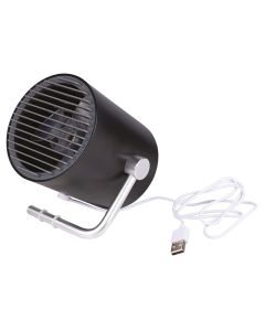 Mini fan, Lifetime, 1 W, 5V, USB, 2 speeds, 11.8x11.8x12.5 cm