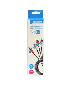 Audio cable, Grundig, 2xRCA female-female, 2 m