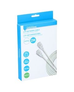Network cable, Grundig, CAT5e, U/UTP, 2 m, RJ45(8P8C) male-male