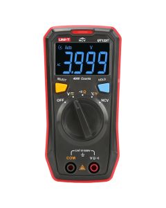 Digital multimeter, Unit-t, 600V AC/DC, 20 MΩ, -40 °C - 300 °C, ‒40℉ - 572℉, 2xAAA, 13x6.5x2.8 cm