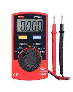 Digital multimeter, Unit-t, 600V AC/DC, 400mA AC/DC, 40 MΩ, 100μF, 100kHz, CR2032, 11x5.82x1.08 cm