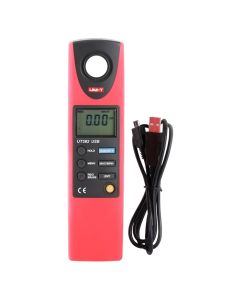 Digital luxmeter, UNI-T, with USB cable, 20 Lux - 20000 Lux, 2 Fc - 2000 Fc, 1x9V, 19.5x4.5x2.6 cm