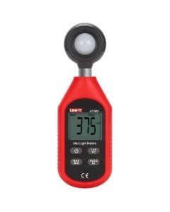 Digital Mini Luxmeter, UNI-T, with USB cable, 0 - 199.900Lux, 0 - 18.500Fc, 1x9V, 19.5x4.5x2.6 cm