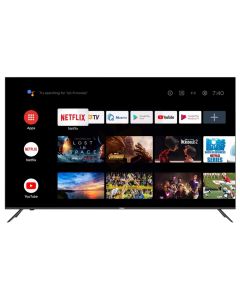 LED TV, Haier, 55", UHD 4K, 3840 x 2160 Pixels, Smart Android 11, 60 Hz, 4xHDMI, 2xUSB, 1xVGA, 1.5 GB RAM, 8 GB ROM, DVB-T+C+T2, W122.9xH77.4xD26 .5 cm