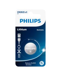 Battery, Philips, CR2025, 3 V Lithium