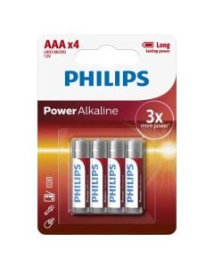 Battery, Philips, 4xAA, powerlife
