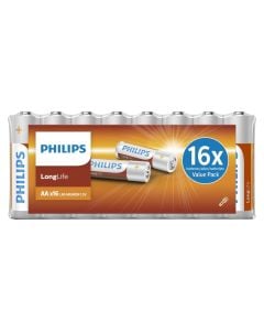 Battery, Philips, 16xAA, longlife