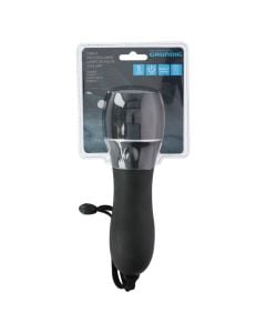Flashlight, Grundig, 5xLED, 2xD, D5.3xH21.5 cm, rubber