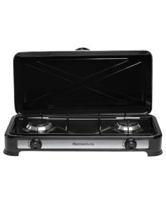 Gas stove, Melchioni, 2 gas burners, 2900 W, LPG, 55x49.5x33 cm