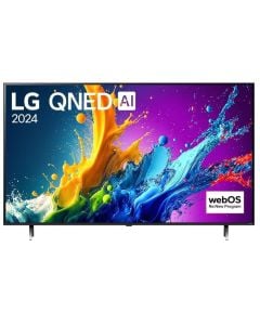 QNED TV, LG, 55", 4K Ultra HD, WebOS 24, 60 Hz, HDR10 / HLG, α5 AI Processor 4K Gen7, 123.6x78.3x25.7 cm