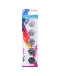 Battery, Grundig, CR2430, 5 pieces, Lithium