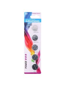 Battery, Grundig, CR2016, 5 pieces, Lithium