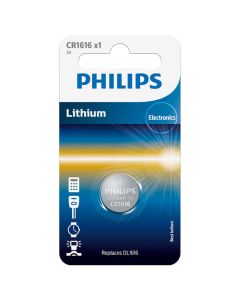 Battery, Philips, CR1616, Lithium, 3 V