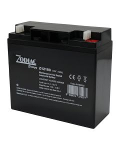 Rechargeable lead battery, ZODIAC, 18 Ah, 12 V, Faston 6.3 mm