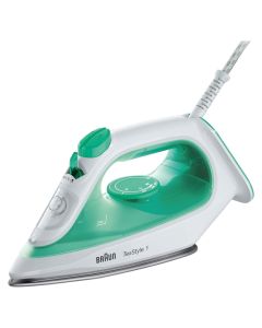 Steam iron, Braun, 2000 W, 220 ml, SuperCeramic plate, 120g/min