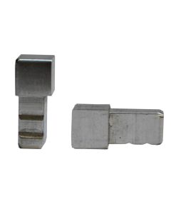 Tiletrim corner cap cubino x  brushed s-steel 10 mm