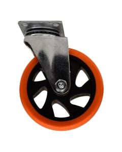 Orange rotating without brakes, Ø125mm