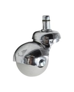 Rotary wheel, without brake, metalic/plastic, Ø  50 mm