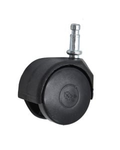 Rotary wheel, without brake, metalic/plastic, Ø 40 mm