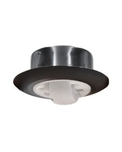 Rotary wheel, without brake, metalic/plastic, Ø