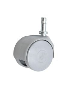 Rotary wheel, without brake, metalic/plastic, Ø 40 mm