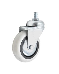 Rotary wheel, without brake, metalic/plastic, Ø 74 mm