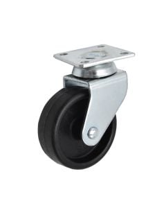 Rotary wheel, without brake, metalic/plastic, Ø 49 mm
