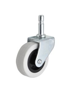 Rotary wheel, without brake, metalic/plastic, Ø 52 mm