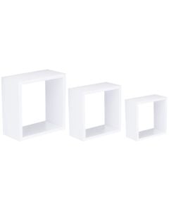 Set of shelves WHITE (Square)