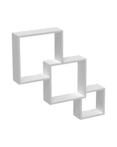 Set of shelves WHITE (Square module)