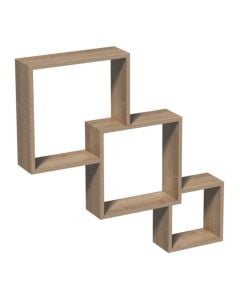 Set of shelves SONOMA OAK (Square module)