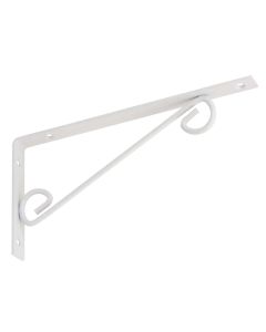 Ornamental bracket, straight 250x125 white