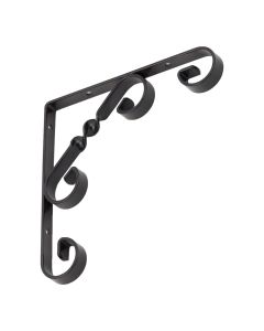 Ornamented bracket  150x150 black